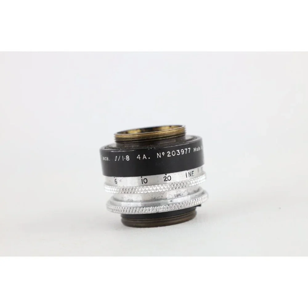 Vintage Taylor Hobson Cooke Filmo 1 Inch f1.8 4A Cine C Mount Camera Lens